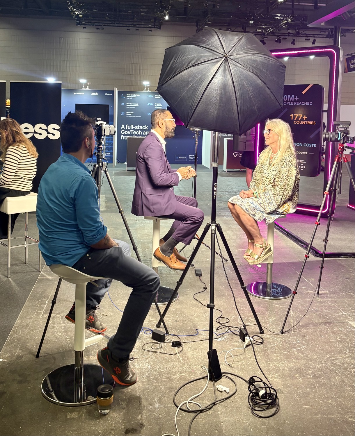 Juliette Denny in an on-camera interview